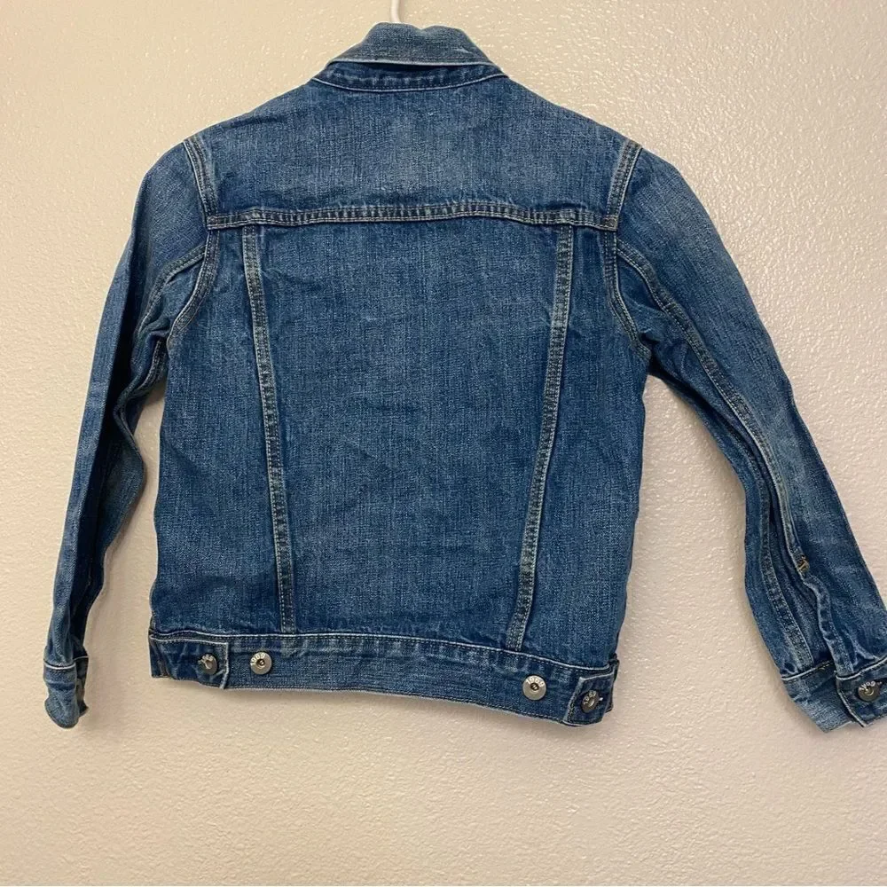 Gap Kids girls Jean Jacket the western jacket cotton Denim M 8-9